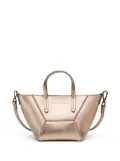 Brunello Cucinelli mini BC Duo lamé tote bag - Gold