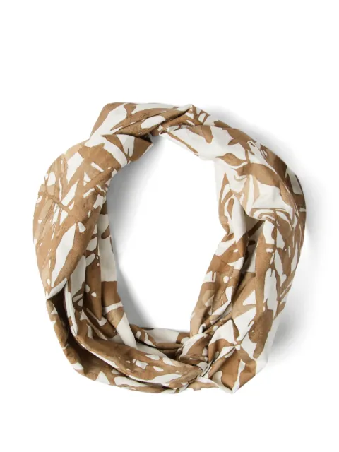 Brunello Cucinelli botanical-print head band