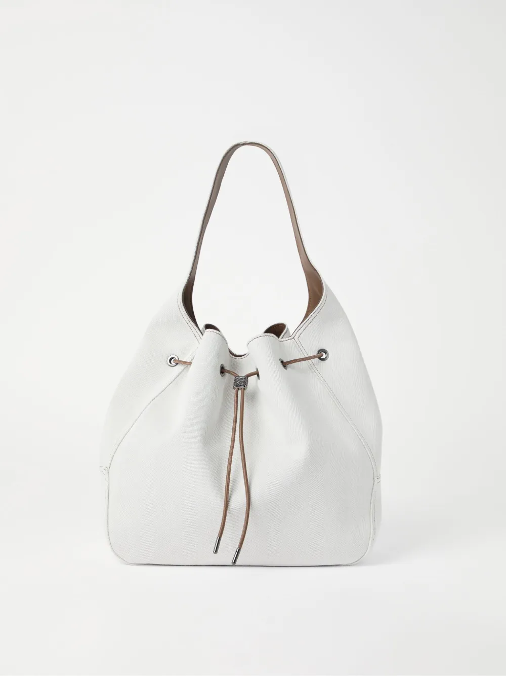 BRUNELLO CUCINELLI LEATHER TOTE BAG
