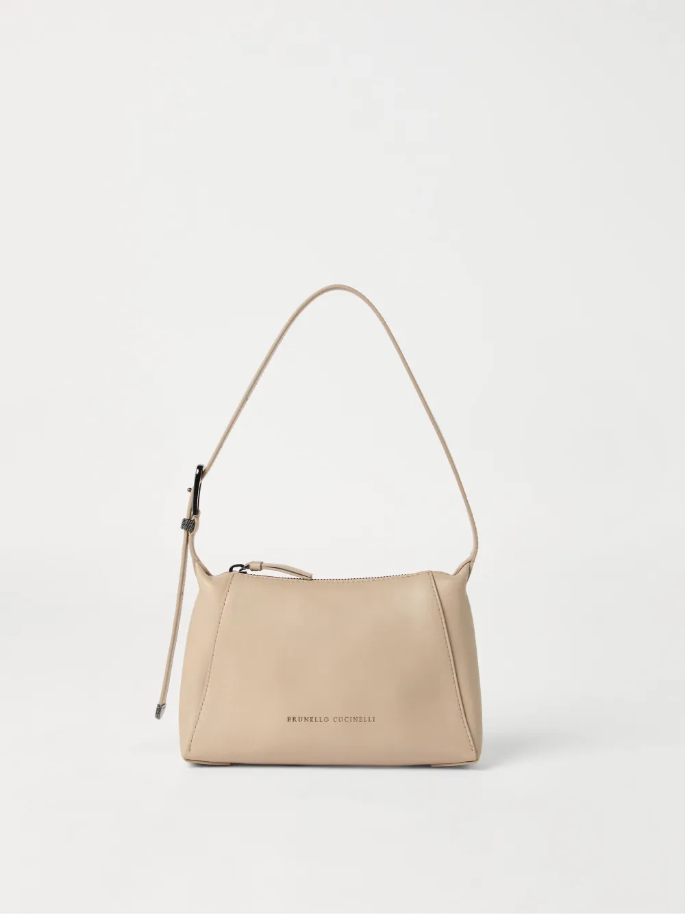 BRUNELLO CUCINELLI LOGO-DEBOSSED SHOULDER BAG 