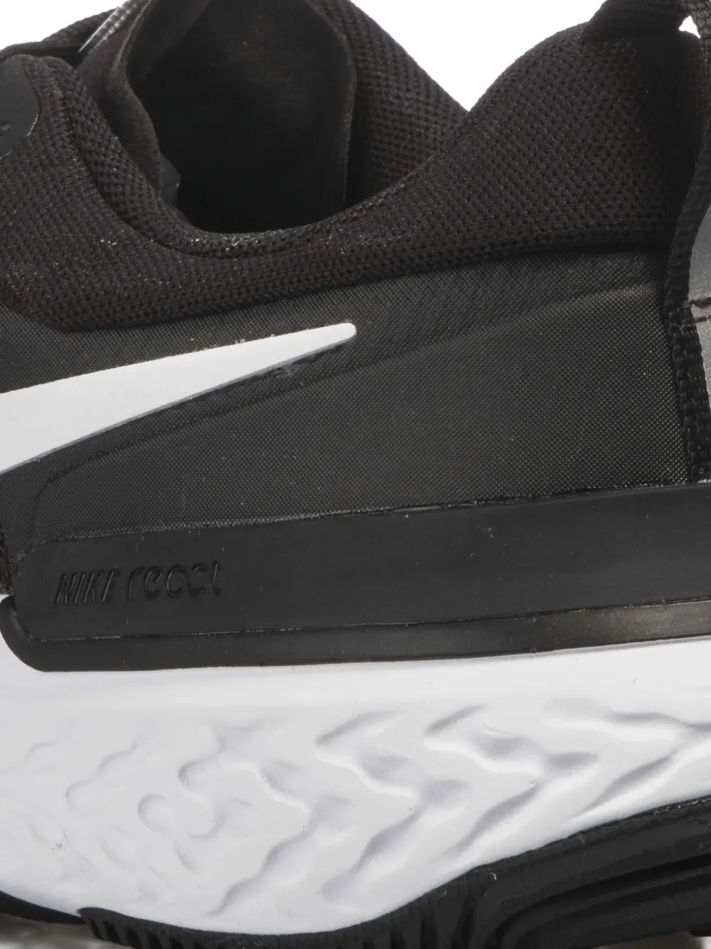 Nike React Miler "Black" sneakers Zwart
