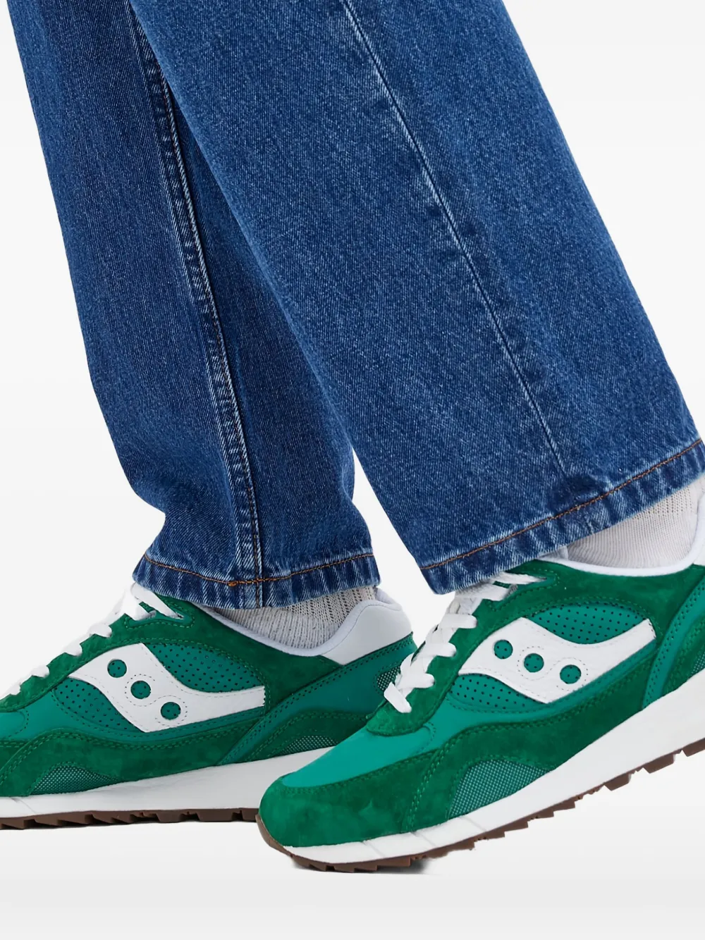Saucony Shadow 6000 perforated sneakers Green