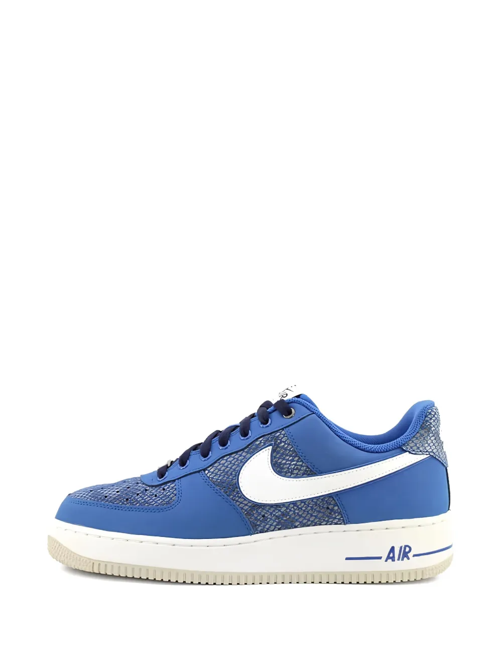 Nike Air Force 1 "Snake Skin Blue" sneakers