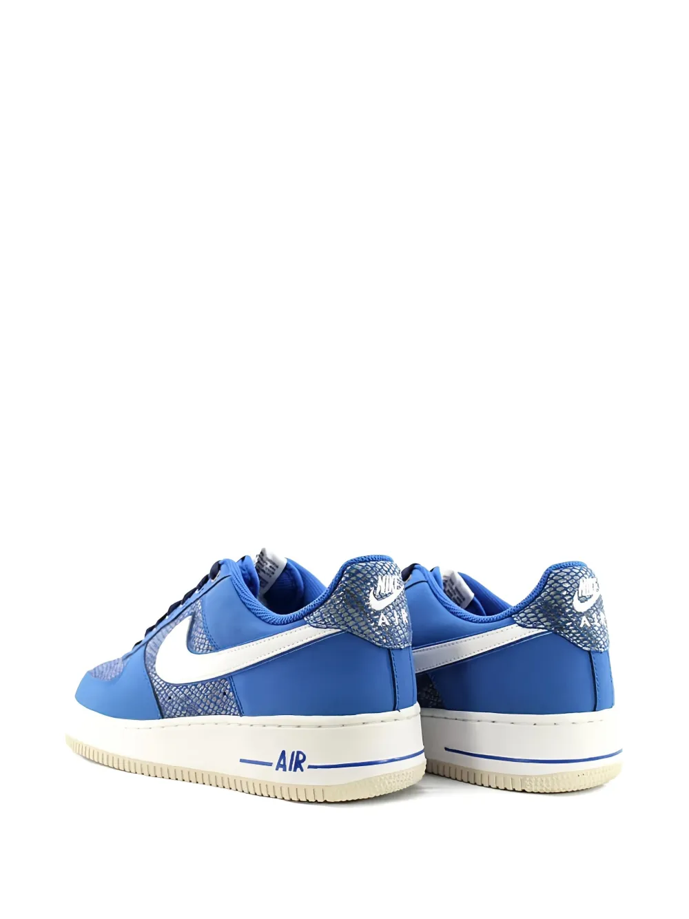 Nike Air Force 1 "Snake Skin Blue" sneakers