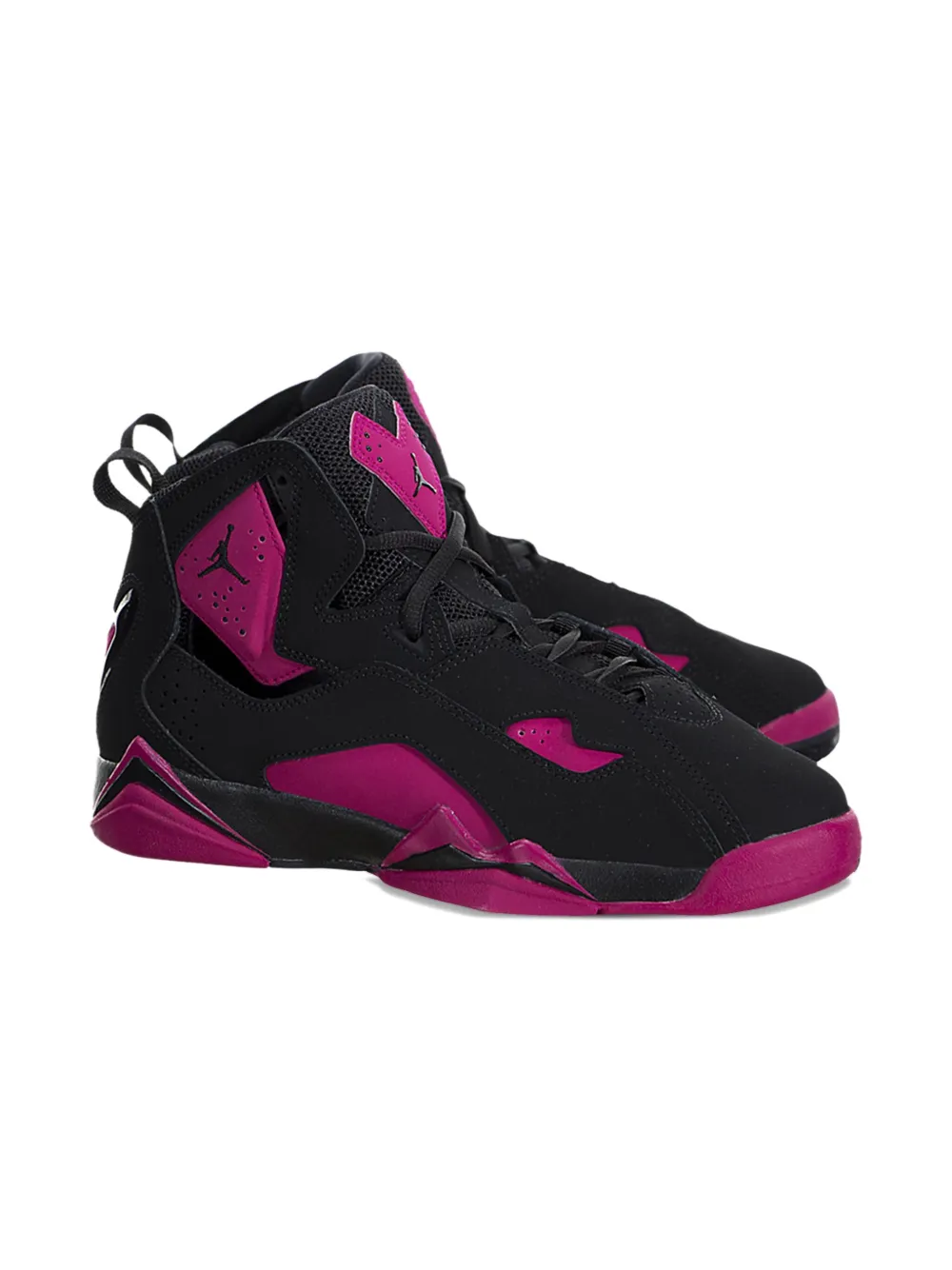Jordan Kids Air Jordan True Flight "Black Fuchsia" sneakers