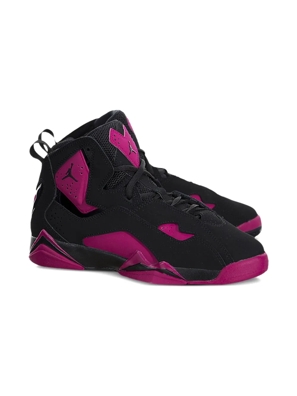 Jordan Kids Air Jordan True Flight "Black Fuchsia" sneakers