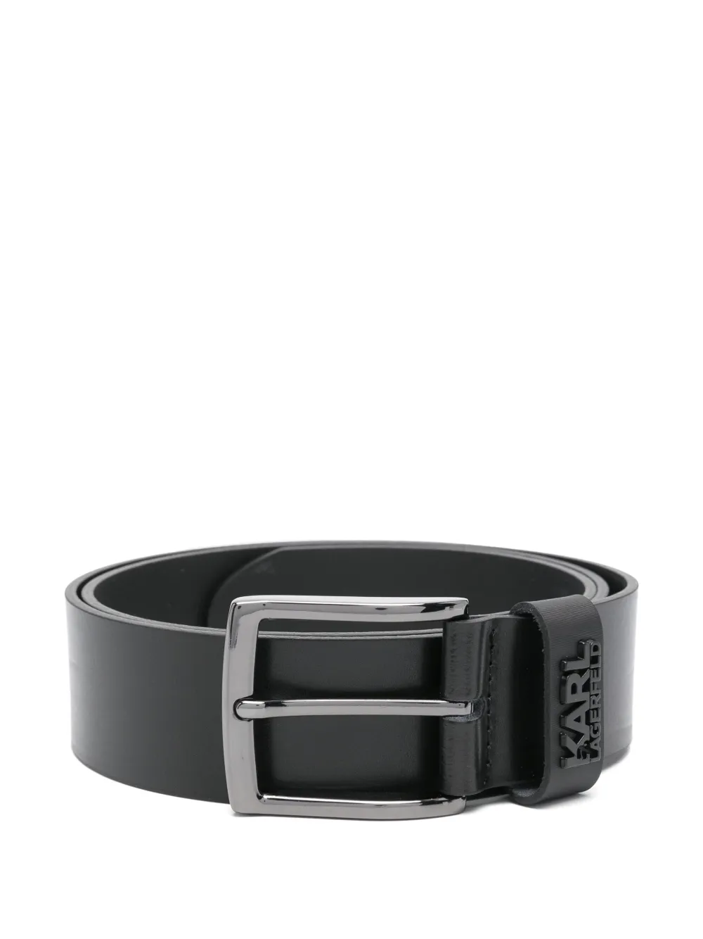 Karl Lagerfeld cinturón con hebilla | negro | Image 1