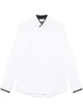 Karl Lagerfeld stand-up collar shirt - White