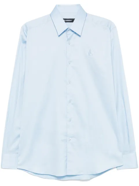 Karl Lagerfeld camisa con logo bordado