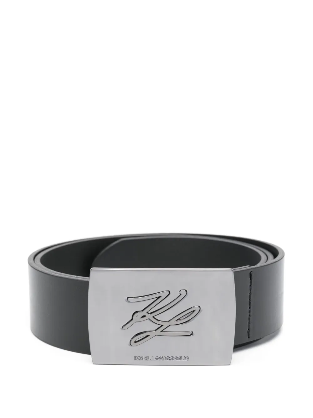Karl Lagerfeld cinturón con hebilla | negro | Image 1