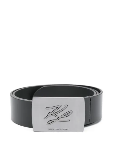 Karl Lagerfeld leather belt
