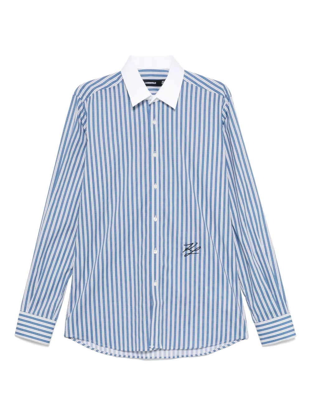 Karl Lagerfeld camisa con rayas estampadas | azul | Image 1