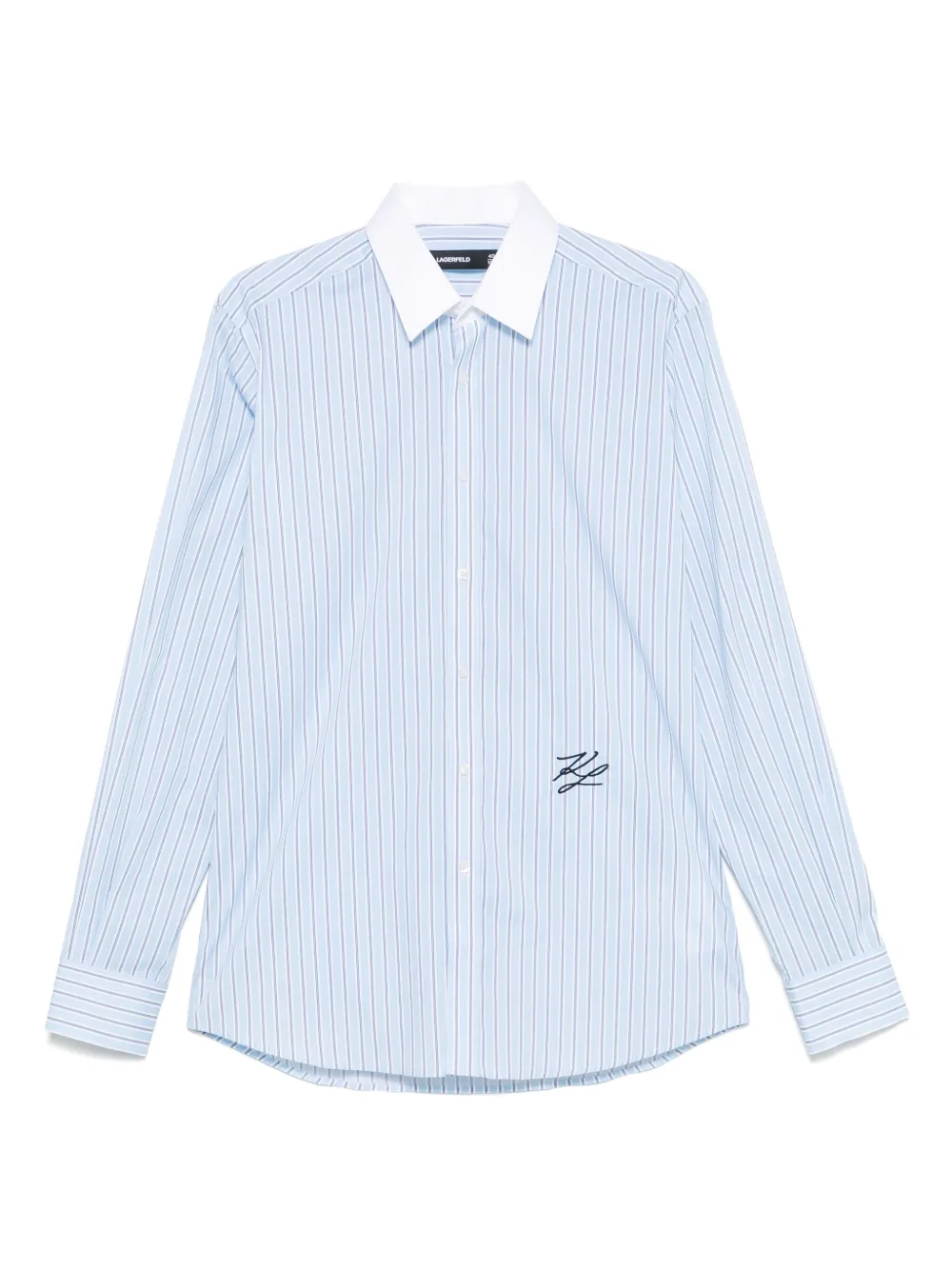 Karl Lagerfeld camisa con rayas estampadas | azul | Image 1