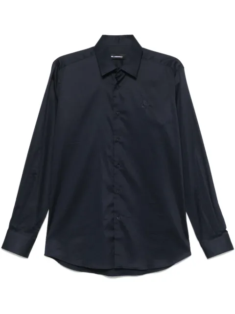 Karl Lagerfeld chemise à logo brodé
