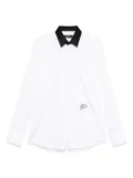 Karl Lagerfeld contrast-collar shirt - White