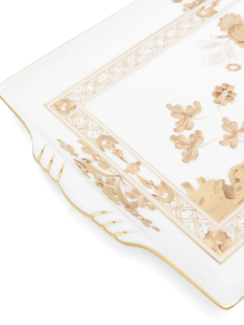 GINORI 1735 スクエア トレイ 33.3cm x 1.7cm | ホワイト | FARFETCH JP