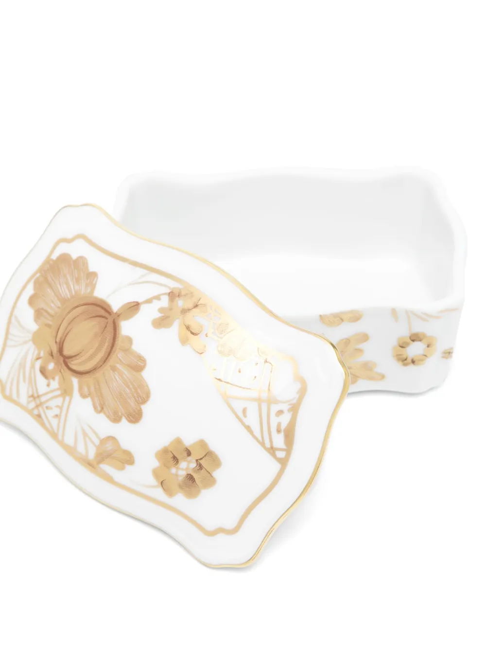 Ginori 1735 Aurum Trinket Box (4cm X 6cm) In 白色