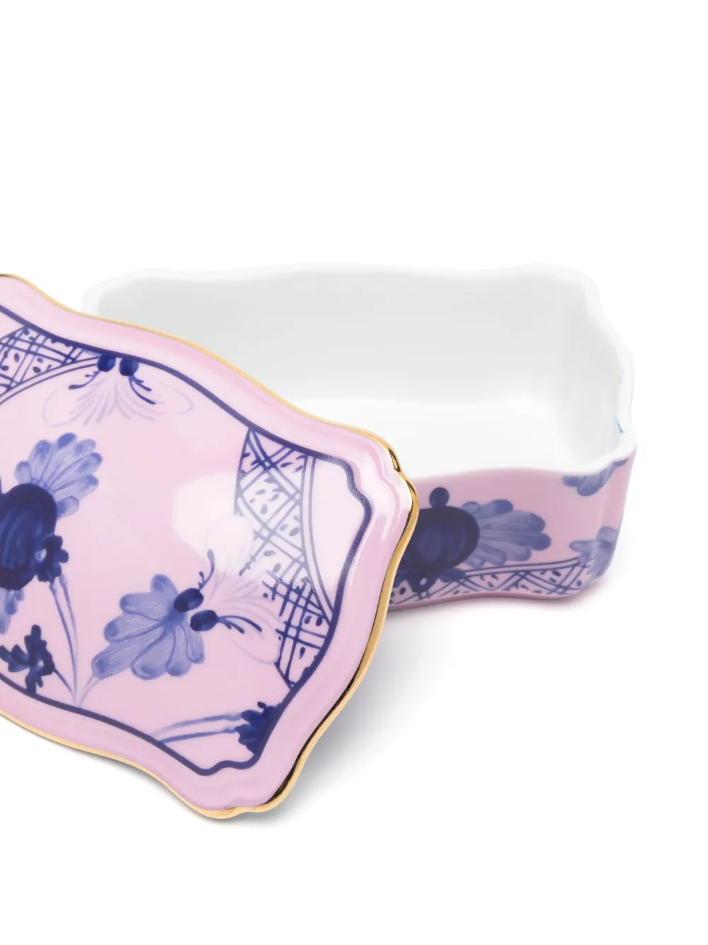  Ginori 1735 Azalea Trinket Box (14.6cm X 7.2cm) - Pink 