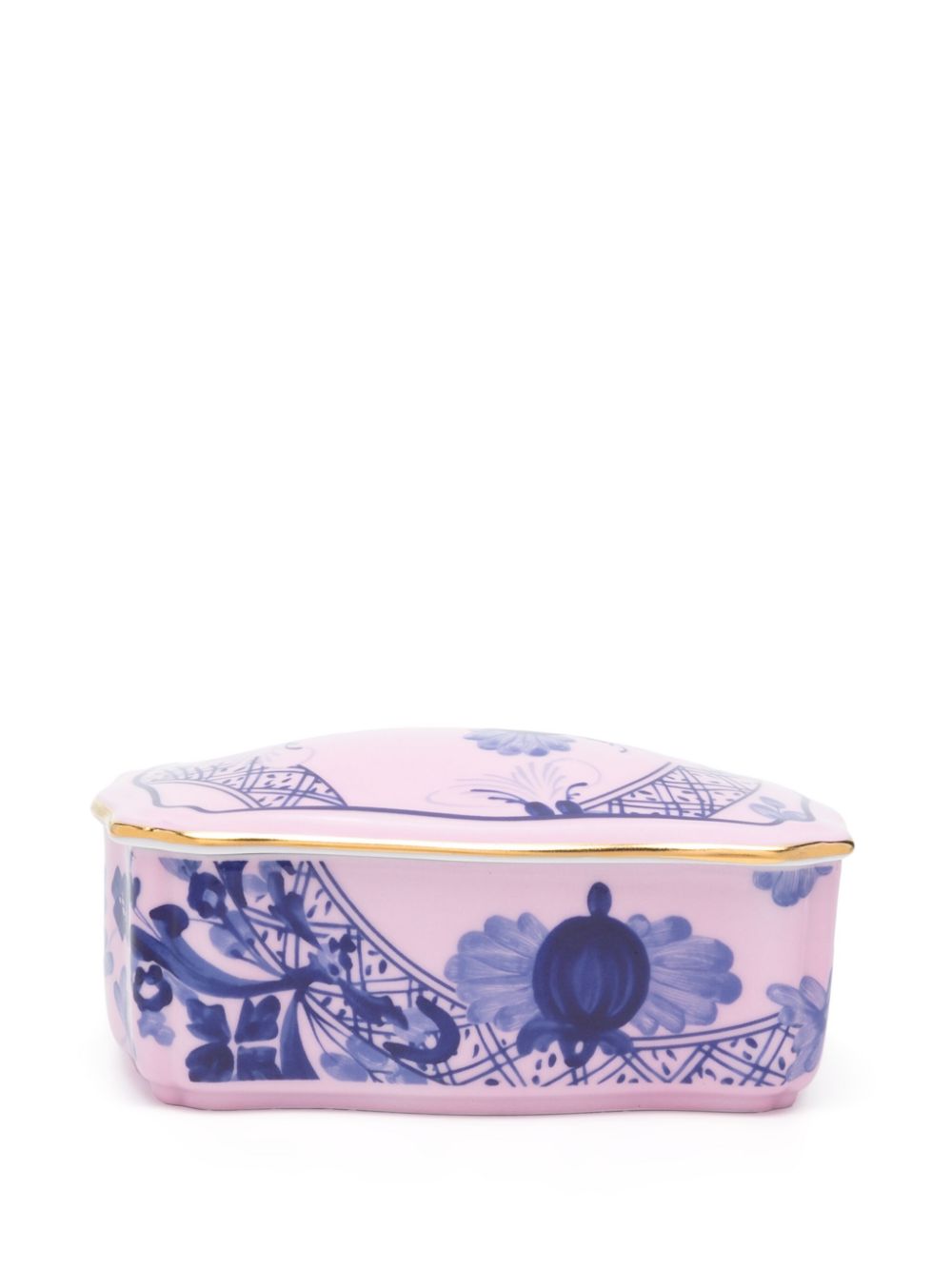 GINORI 1735 Azalea trinket box (14.6cm x 7.2cm) - Roze