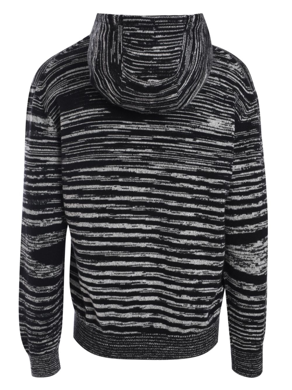 Missoni intarsia-knit hoodie - Zwart