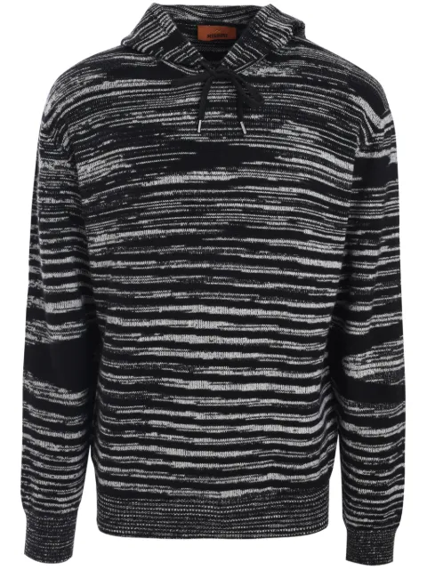 Missoni hoodie tejida en intarsia