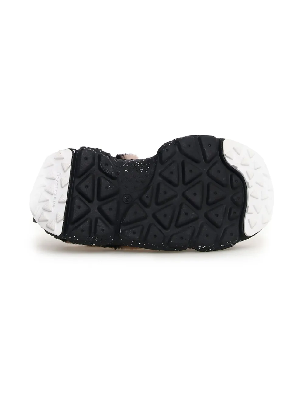 Flower Mountain Faux-fur Panelled Sneakers In 褐色