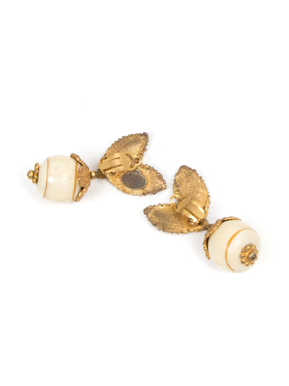 Saint Laurent Pre-Owned 1980s clip-on earrings | Image 2