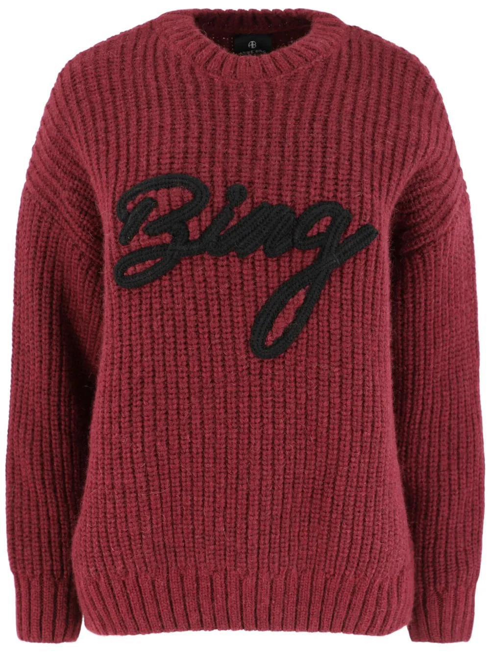 ANINE BING Sidney trui Rood