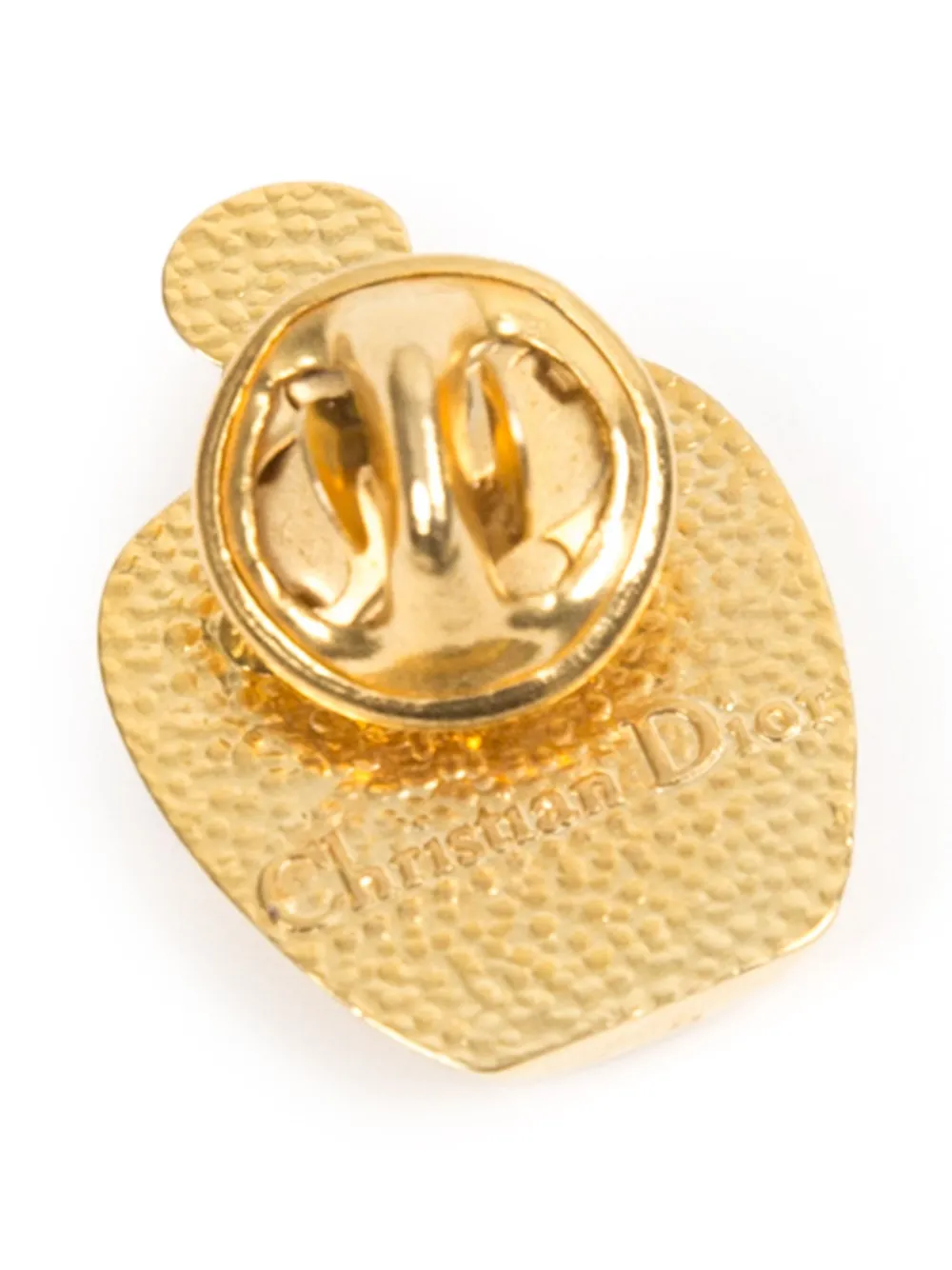 Christian Dior Pre-Owned 1990s perfume bottle pin - Goud