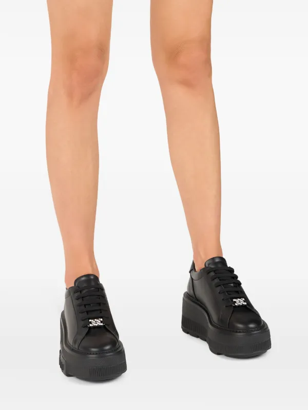 スニーカー CASADEI SNEAKERS NERO Nexus Splendida Sneakers in Black for Women | Casadei®