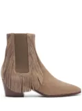 Casadei 50mm Beat boots - Neutrals