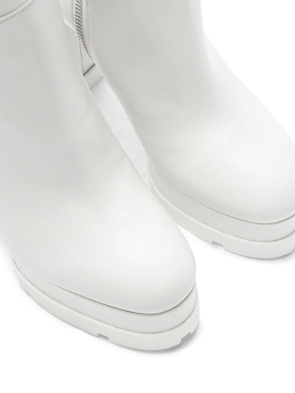 Casadei 120mm Nancy Rock boots White