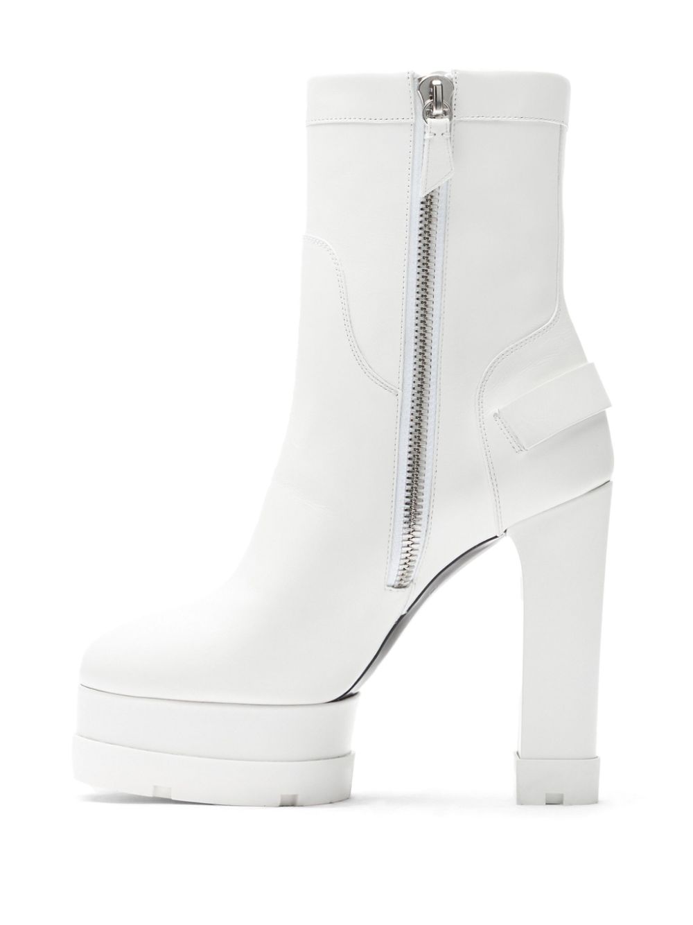 Casadei 120mm Nancy Rock boots White