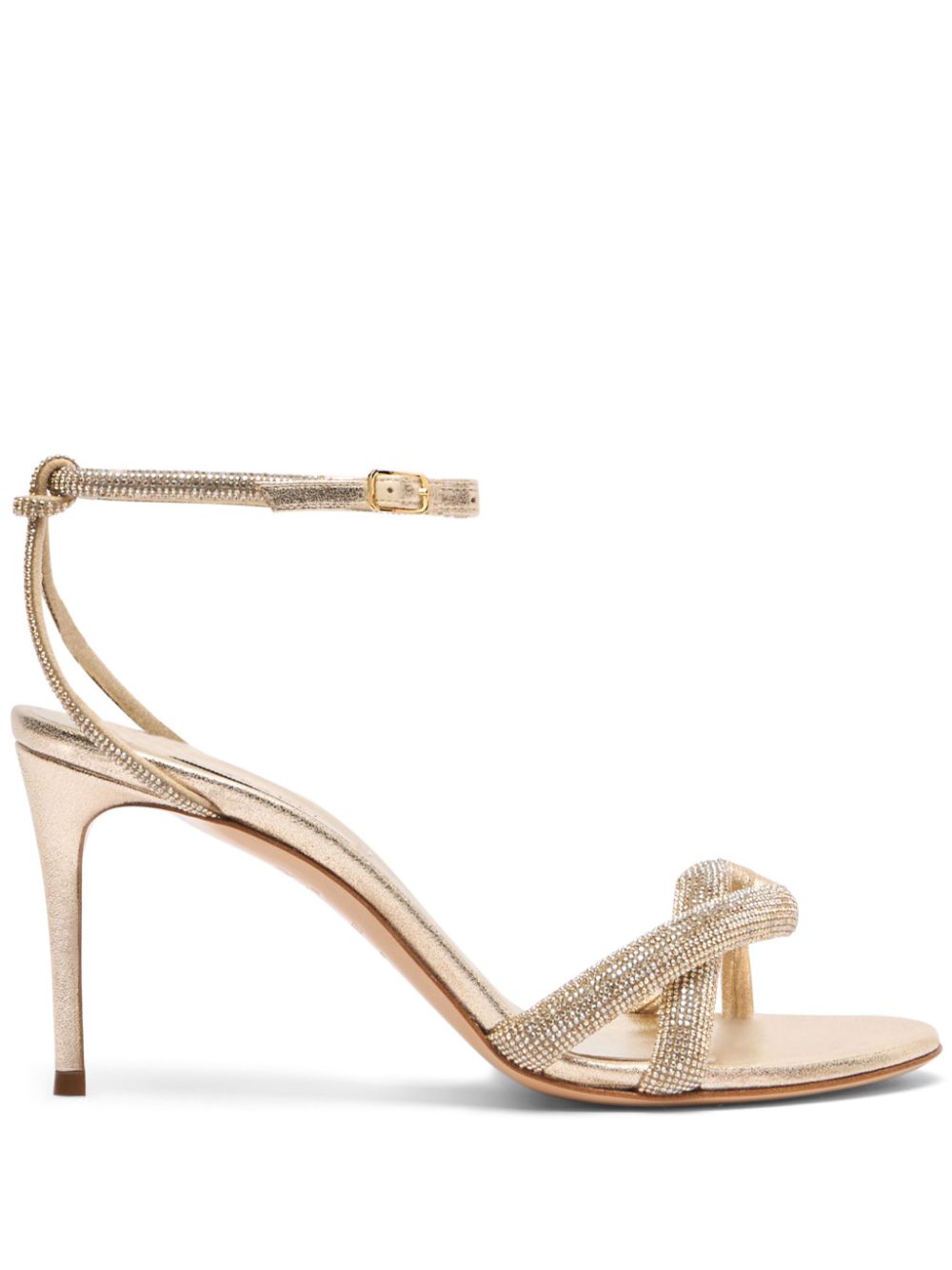 Casadei 80mm Taylor Julia sandals Gold