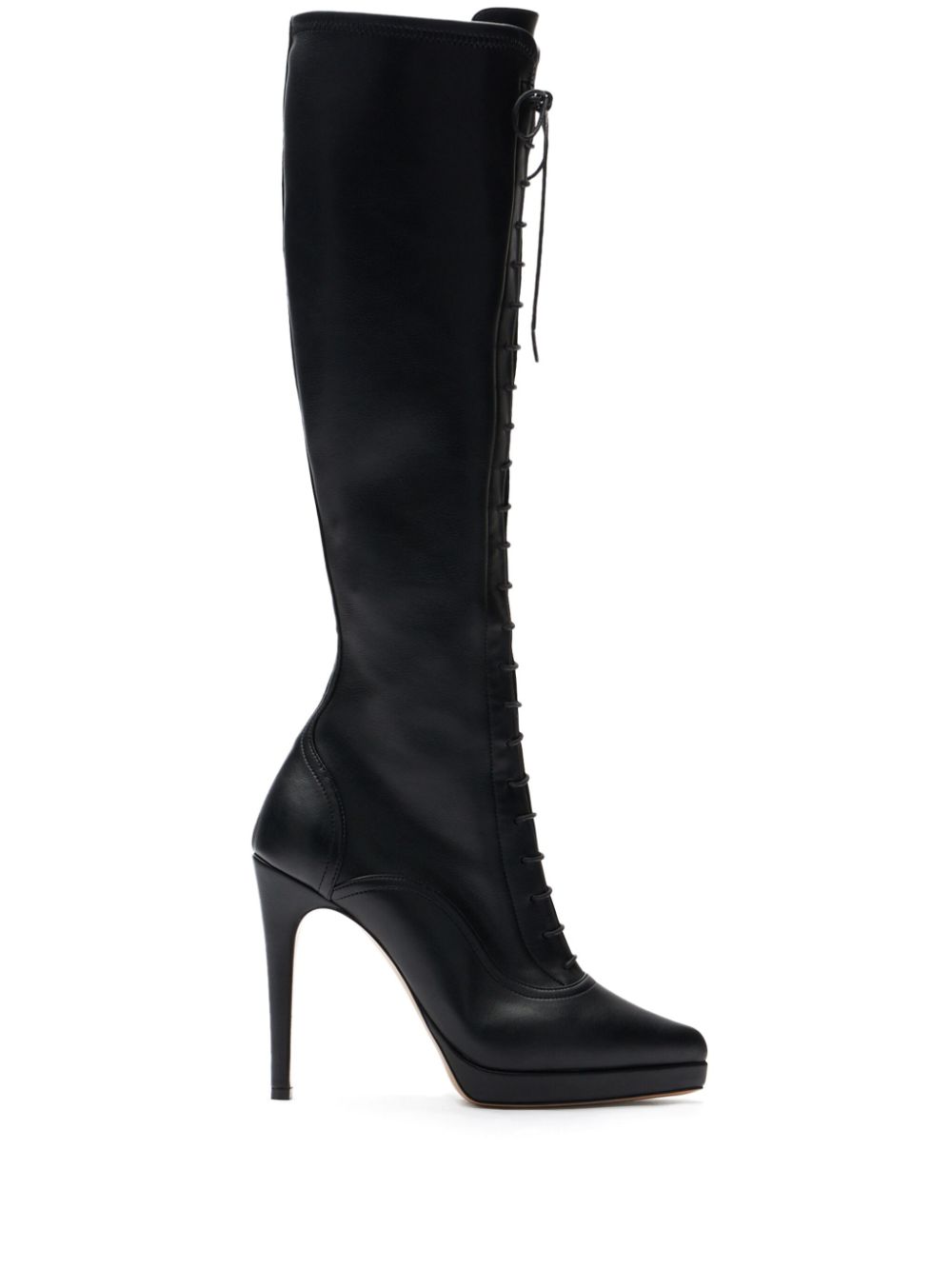 Casadei 100mm Michelle laced boots Black