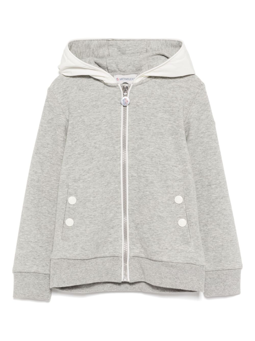 Moncler Enfant zip-up hoodie - Grey