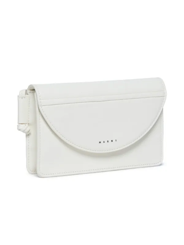 Marni Kids ロゴ ショルダーバッグ | ホワイト | FARFETCH JP