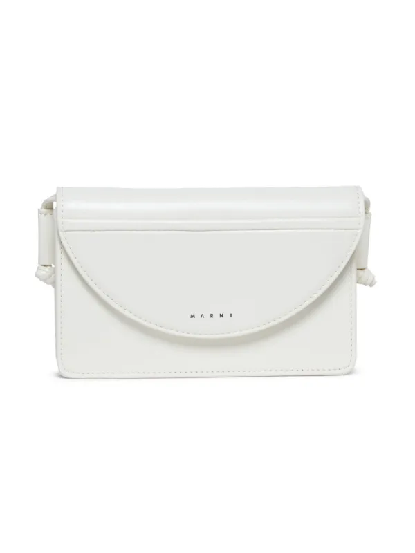 Marni Kids ロゴ ショルダーバッグ | ホワイト | FARFETCH JP