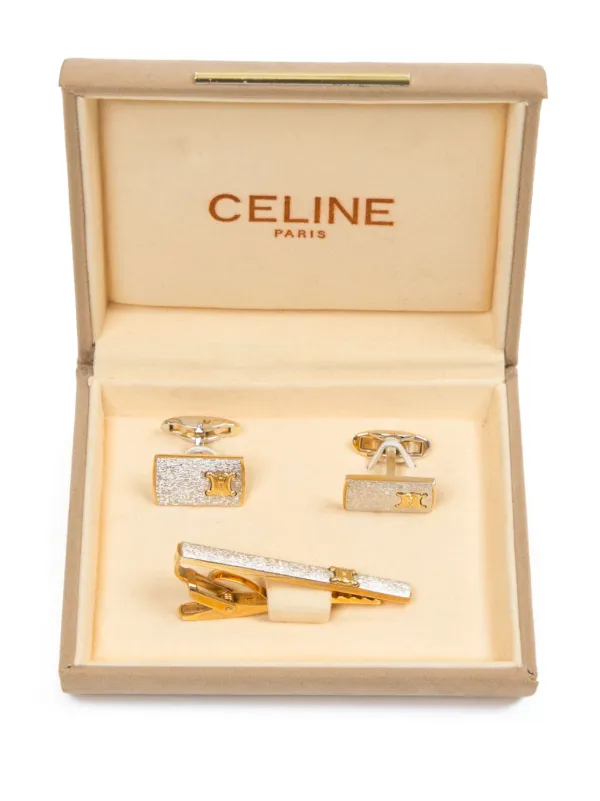 Celine Pre-Owned 1980s トリオンフ カフスボタン セット | ゴールド