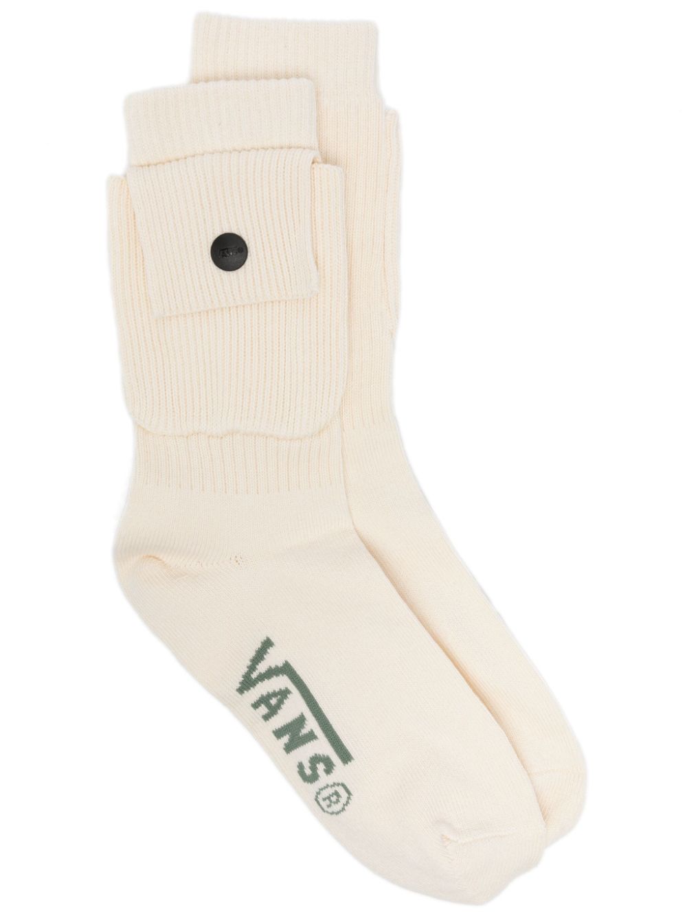 Vans intarsia-logo socks - White