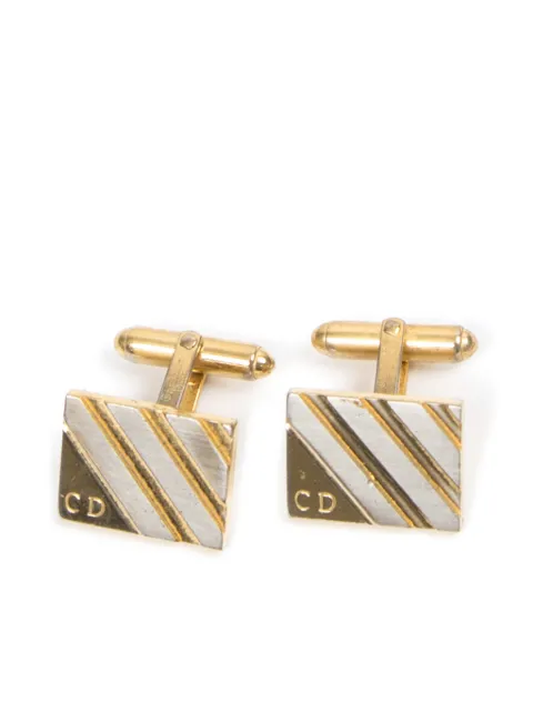 Christian Dior Pre-Owned 1980s CD cufflinks