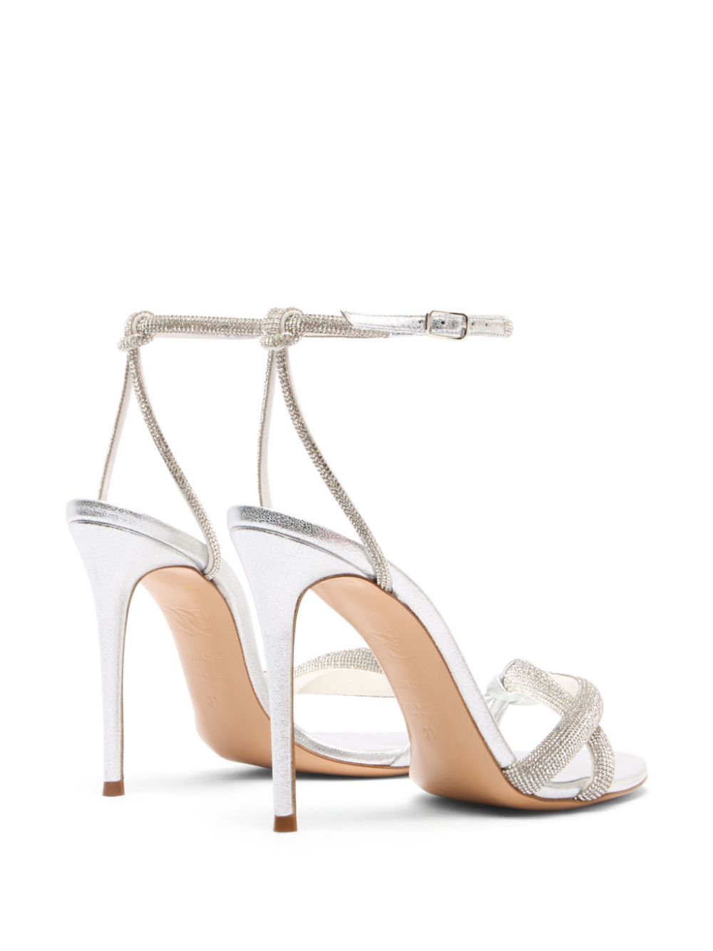 Casadei 100mm Taylor Julia sandals Silver