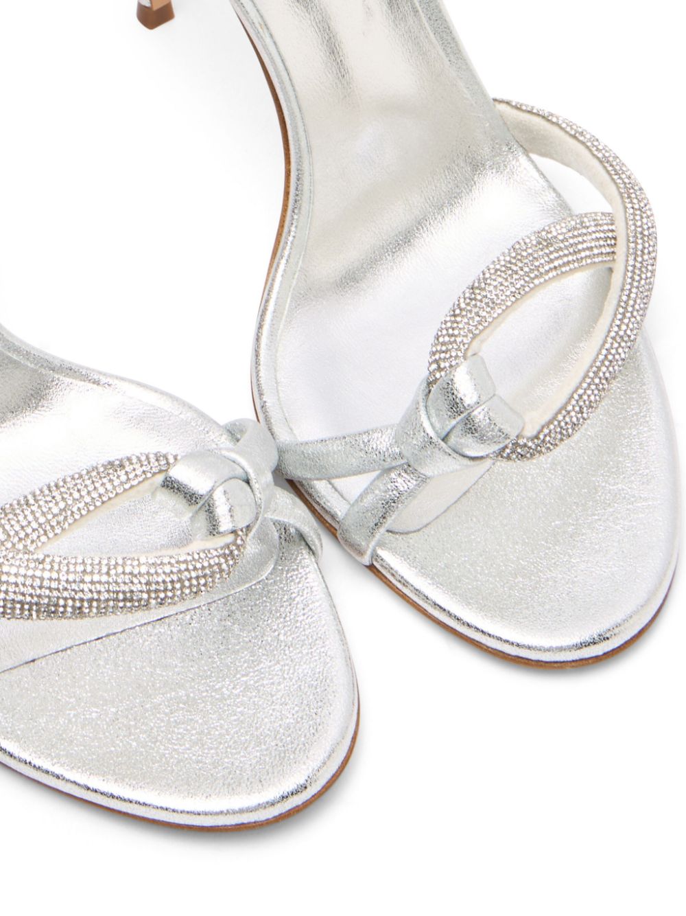 Casadei 100mm Taylor Julia sandals Silver