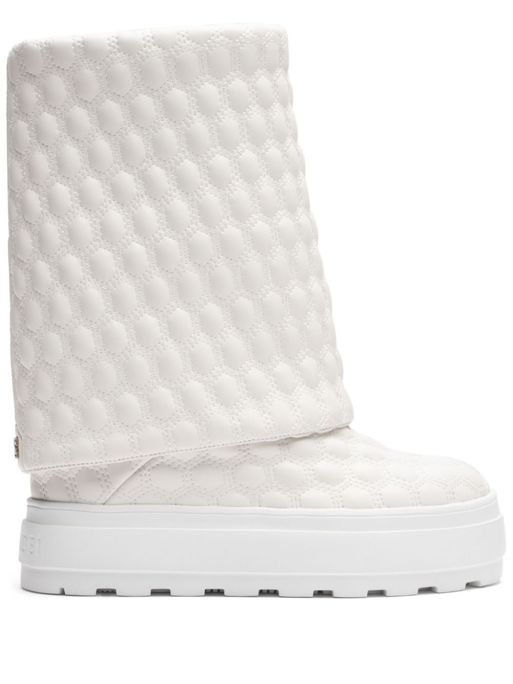 Casadei 80mm Maison Lab Double Face boots White