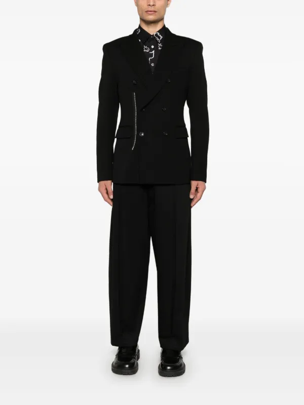 COMME des GARÇONS HOMME PLUS ダブル ジャケット M Comme Des Garçons Homme Plus ダブルジャケット | ブラック