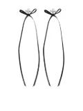 Simone Rocha Bow Ribbon earrings - Silver