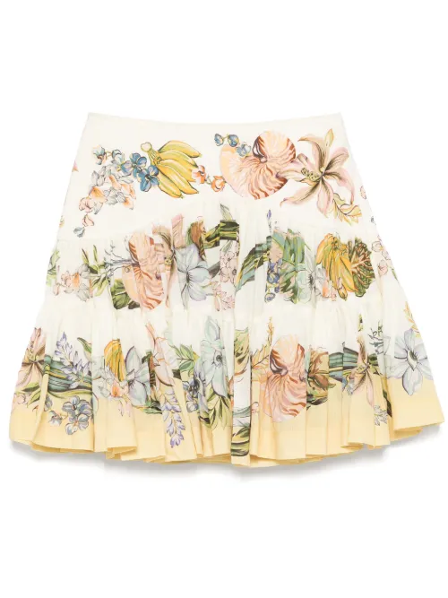ALEMAIS minijupe Oleander - Jaune - ALEMAIS - Modalova