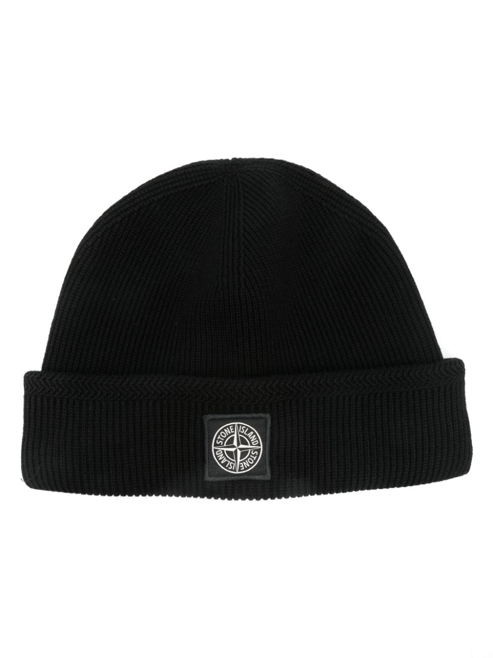 Compass-patch beanie