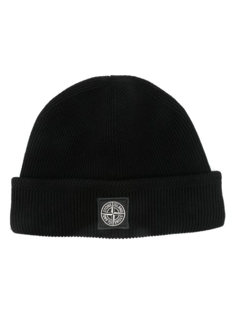 Stone Island Compass-patch beanie