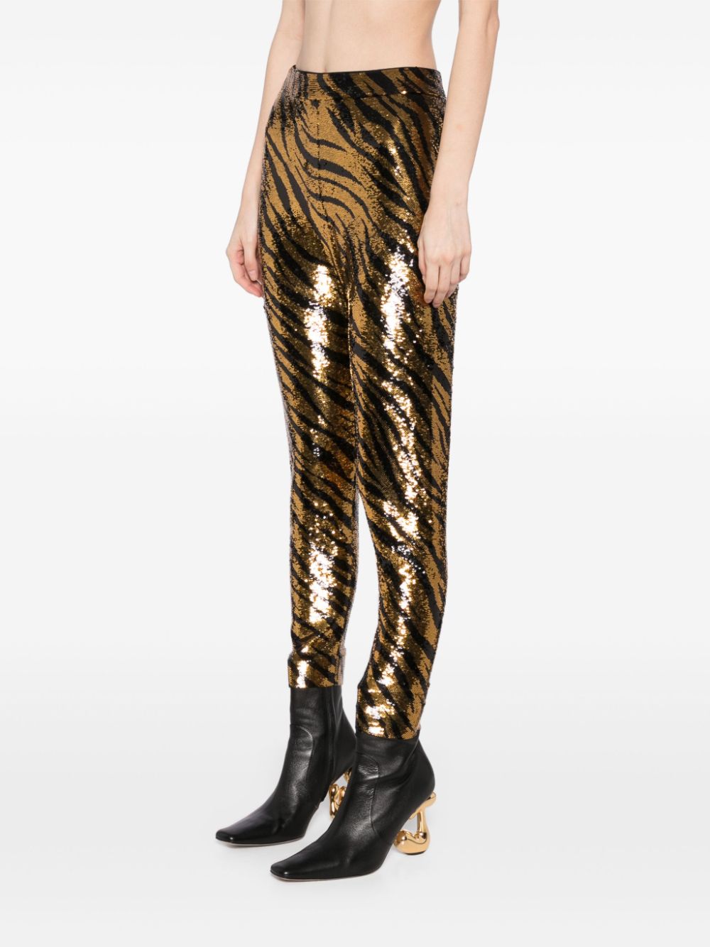 Balenciaga sequin stretch-jersey leggings Women